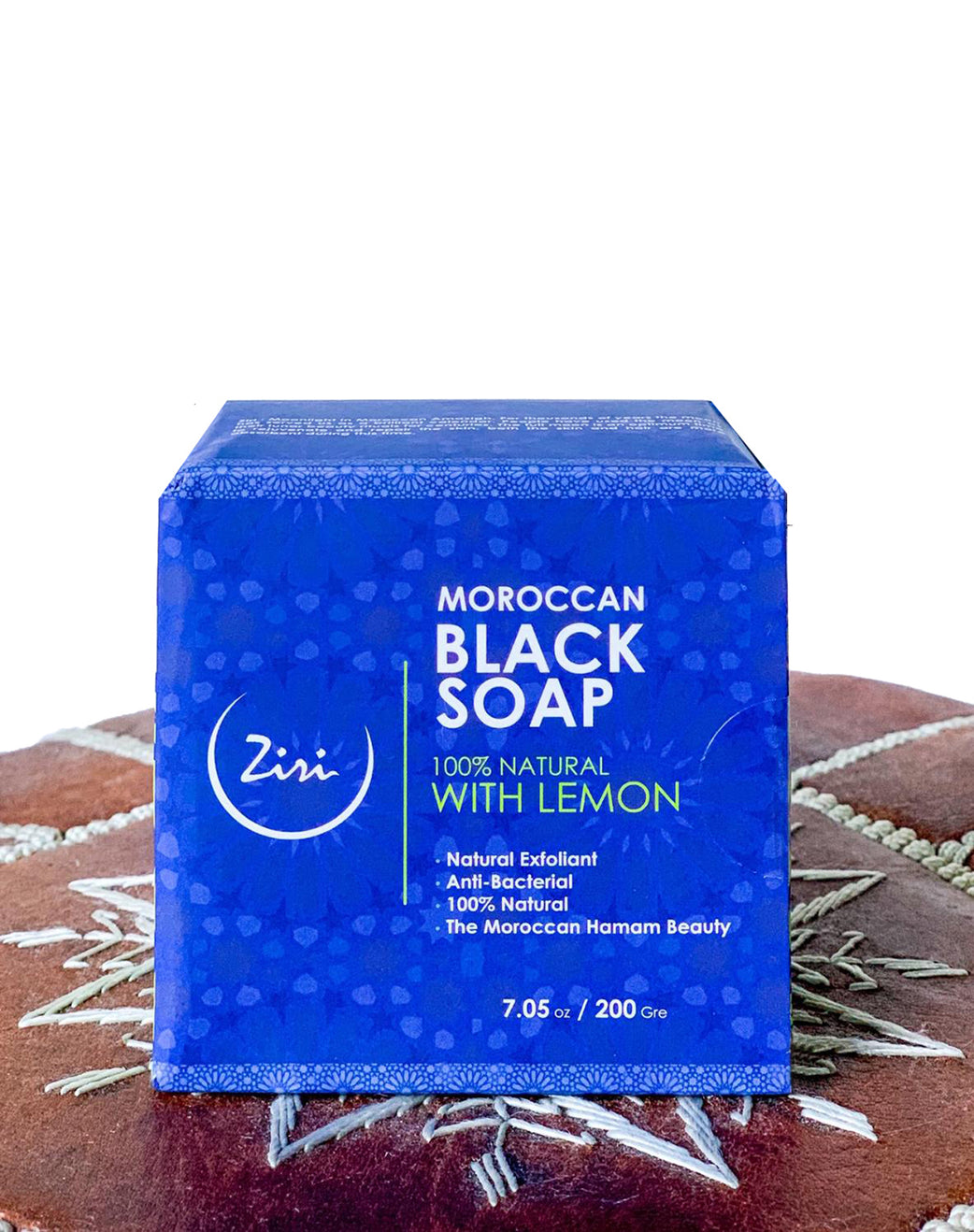Moroccan Black Soap with Lemon - Natural Moroccan Skin and Hair Care